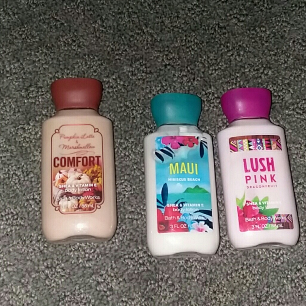 Three body lotions